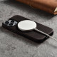 iCarer iPhone 14 Pro Leather Oil Wax Θήκη από Γνήσιο Δέρμα με MagSafe - Camel Tan