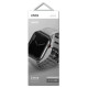 UNIQ Λουράκι Apple Watch 2 / 3 / 4 / 5 / 6 / 7 / 8 / 9 / SE / ULTRA / ULTRA 2 - 42 / 44 / 45 / 49 mm Linus Airosoft Σιλικόνης - Grey / Chalk Grey