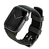 UNIQ Λουράκι Apple Watch 2 / 3 / 4 / 5 / 6 / 7 / 8 / 9 / SE / ULTRA 1 / ULTRA 2 - 42 / 44 / 45 / 49 mm Linus Airosoft Σιλικόνης - Green / Moss Green