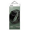 UNIQ Λουράκι Apple Watch 2 / 3 / 4 / 5 / 6 / 7 / 8 / 9 / SE / ULTRA 1 / ULTRA 2 - 42 / 44 / 45 / 49 mm Linus Airosoft Σιλικόνης - Green / Moss Green