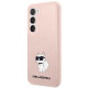 Karl Lagerfeld Samsung Galaxy S23+ Silicone Choupette Body Θήκη Σιλικόνης - Pink - KLHCS23MSNCHBCP