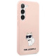 Karl Lagerfeld Samsung Galaxy S23+ Silicone Choupette Body Θήκη Σιλικόνης - Pink - KLHCS23MSNCHBCP