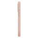 Uniq iPhone 14 Pro Lino Hue Magclick Θήκη Σιλικόνης με MagSafe - Pink / Blush Pink