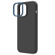 Uniq iPhone 14 Pro Lino Hue Magclick Θήκη Σιλικόνης με MagSafe - Grey / Charcoal Grey