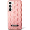 Karl Lagerfeld Samsung Galaxy S23+ - 3D Monogram Σκληρή Θήκη με Πλαίσιο Σιλικόνης - Pink - KLHCS23MRUPKLPP