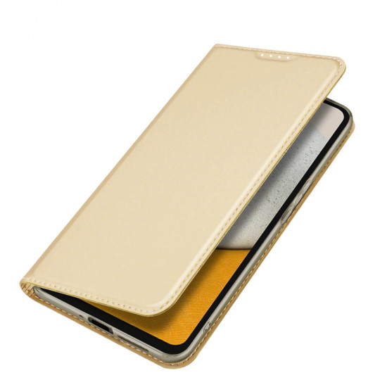 Dux Ducis Samsung Galaxy A34 5G Flip Stand Case Θήκη Βιβλίο - Gold