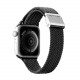 Dux Ducis Λουράκι Apple Watch 2 / 3 / 4 / 5 / 6 / 7 / 8 / 9 / SE / ULTRA / ULTRA 2 - 42 / 44 / 45 / 49 mm BraidedMixture II Version από Νάιλον - Black