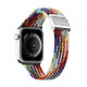 Dux Ducis Λουράκι Apple Watch 2 / 3 / 4 / 5 / 6 / 7 / 8 / 9 / SE / ULTRA / ULTRA 2 - 42 / 44 / 45 / 49 mm BraidedMixture II Version από Νάιλον - Rainbow - Multicolor