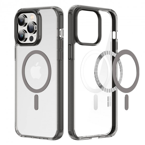 Dux Ducis iPhone 14 Pro Max Clin2 Θήκη με MagSafe - Διάφανη / Grey