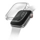 UNIQ Θήκη Apple Watch 7 / 8 / 9 - 45 mm Garde Hybrid 360 - Διάφανη