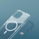 Nillkin iPhone 14 Pro Max Nature Pro Magnetic - Σκληρή Θήκη με Πλαίσιο Σιλικόνης και MagSafe - Διάφανη