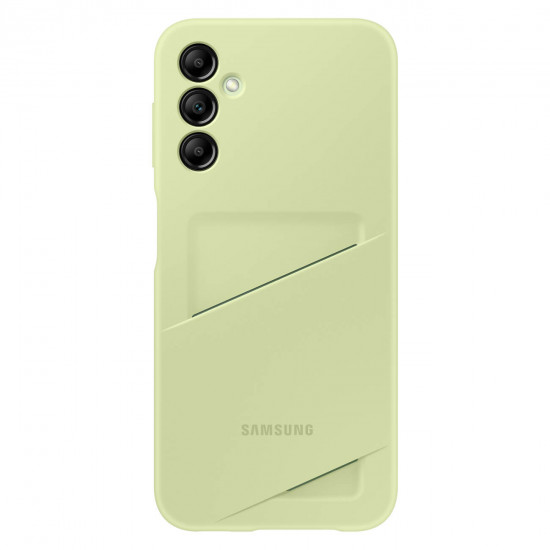 Samsung Card Slot Cover Samsung Galaxy A14 5G Θήκη Σιλικόνης με Υποδοχή για Κάρτα - Lime Green - EF-OA146TGEGWW