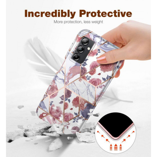 Tech-Protect Samsung Galaxy A14 5G Ultra Velar Θήκη 360 Full Body με Προστασία Οθόνης - Marble