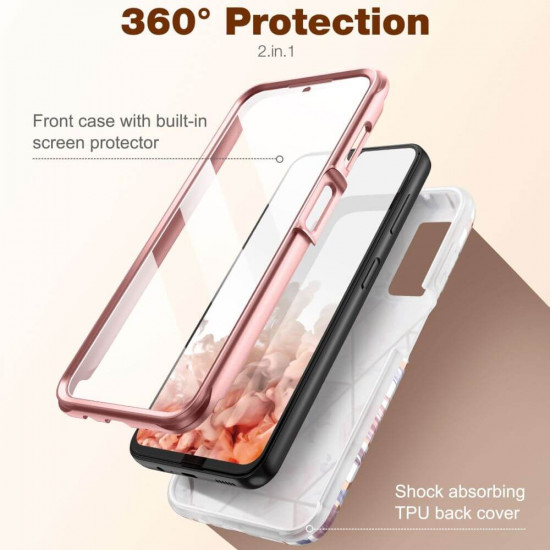 Tech-Protect Samsung Galaxy A14 5G Ultra Velar Θήκη 360 Full Body με Προστασία Οθόνης - Marble