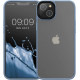 KW iPhone 14 Σκληρή Θήκη με Πλαίσιο Σιλικόνης - Light Blue Matte / Διάφανη - 59089.23