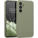 KW Samsung Galaxy A54 5G Θήκη Σιλικόνης Rubberized TPU - Grey Green - 60795.172
