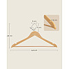 Songmics Σετ με 10 Ξύλινες Κρεμάστρες Ρούχων - Natural - CRW001-10 Songmics Σετ με 10 Ξύλινες Κρεμάστρες Ρούχων - Natural - CRW001-10