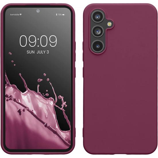 KW Samsung Galaxy A54 5G Θήκη Σιλικόνης TPU - Bordeaux Purple - 60796.187