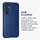 KW Samsung Galaxy A54 5G Θήκη Σιλικόνης TPU - Metallic Blue - 60797.64
