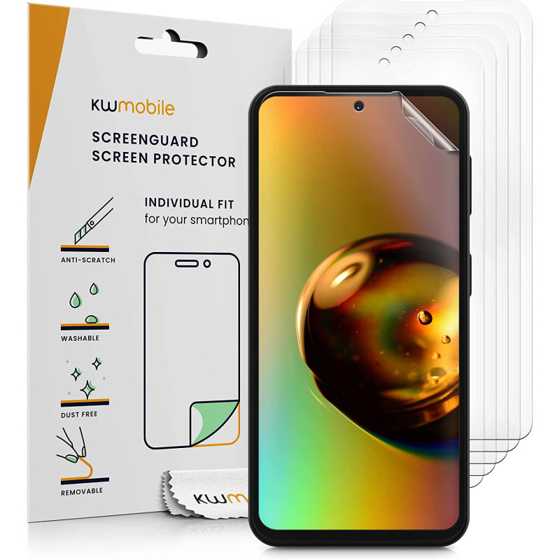 KW Samsung Galaxy A54 5G - 6 Μεμβράνες Προστασίας Οθόνης - Διάφανες - 60802.1