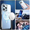 Tech-Protect Samsung Galaxy S22 Flexair Hybrid MagSafe Σκληρή Θήκη με Πλαίσιο Σιλικόνης και MagSafe - Διάφανη