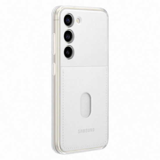 Samsung Frame Cover Samsung Galaxy S23 Σκληρή Θήκη με Πλαίσιο Σιλικόνης - White - EF-MS911CWEGWW