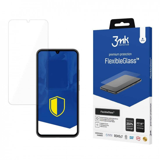 3MK Samsung Galaxy A34 5G 0.30mm 7H Anti Fingerprint Flexible Tempered Glass Ευλύγιστο Αντιχαρακτικό Γυαλί Οθόνης - Clear