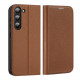 Dux Ducis Samsung Galaxy S23 Plus Skin X2 Flip Stand Case Θήκη Βιβλίο - Brown
