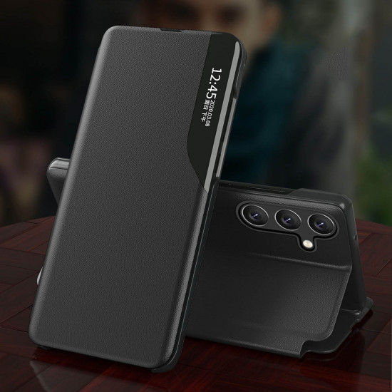 OEM Samsung Galaxy A54 5G Eco Leather View Θήκη Βιβλίο - Βlack