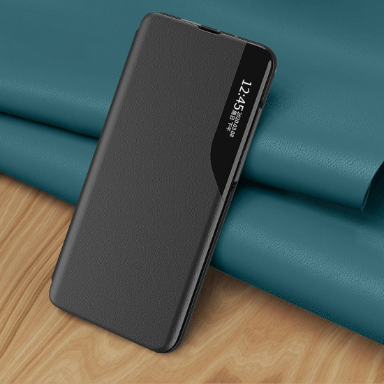 OEM Samsung Galaxy S23 Plus Eco Leather View Θήκη Βιβλίο - Black