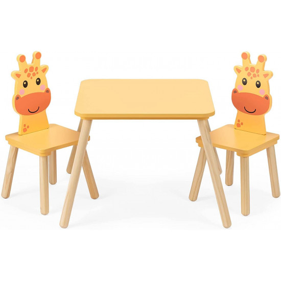 Navaris Σετ Παιδικού Καθίσματος - Design Giraffe - ‎Orange / Light Brown - 55340.02