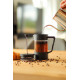 Milu French Press Coffee Maker Γαλλική Γυάλινη Καφετιέρα - Πρέσα Καφέ - 600ml - Black - 5078