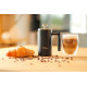 Milu French Press Coffee Maker Γαλλική Καφετιέρα από Ανοξείδωτο Ατσάλι - Πρέσα Καφέ - 600ml - Black - 5064‎