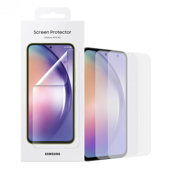 Samsung Screen Protector Samsung Galaxy A54 5G Προστατευτική Μεμβράνη Οθόνης - 2 Τεμάχια - Διάφανη - EF-UA546CTEGWW