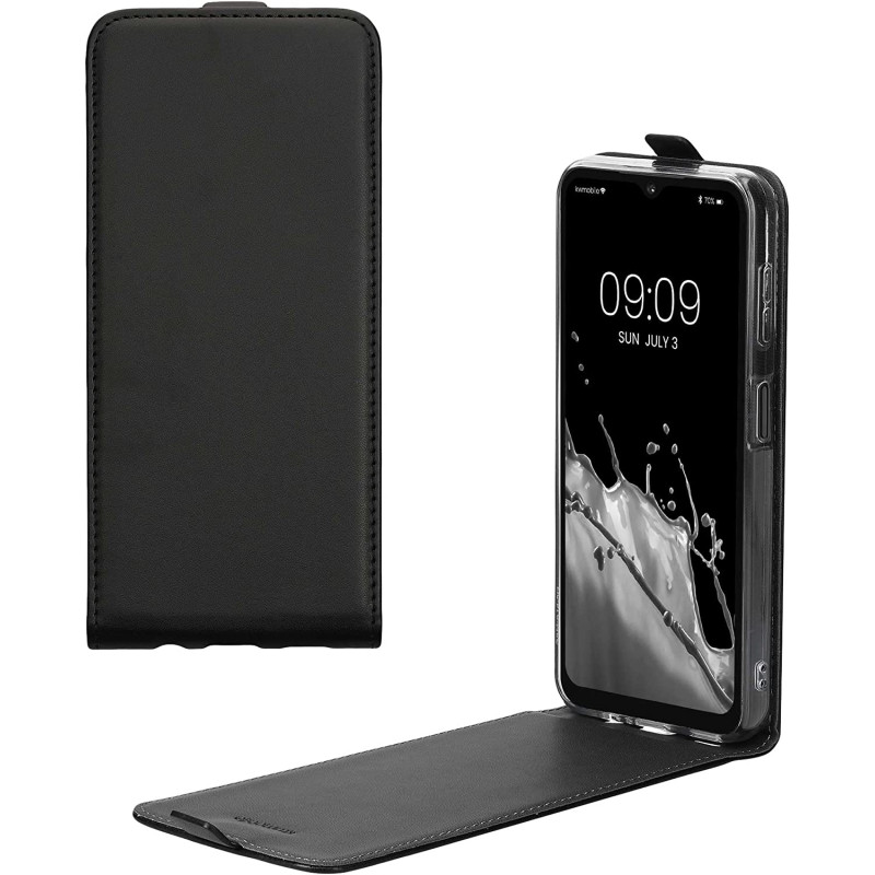 KW Samsung Galaxy A14 5G Θήκη από Δερματίνη Flip - Black - 61160.01