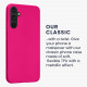 KW Samsung Galaxy A34 5G Θήκη Σιλικόνης TPU - Metallic Pink - 60810.65