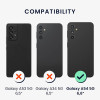 KW Samsung Galaxy A54 5G Θήκη Σιλικόνης TPU Design Flowers Twins - Rose Gold / Διάφανη - 60806.02