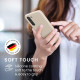 KW Samsung Galaxy S23 Plus Θήκη Σιλικόνης Rubberized TPU - Matte Cream - 60274.125