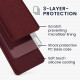 KW Xiaomi Redmi Note 12 5G / Poco X5 5G Θήκη Σιλικόνης Rubberized TPU - Bordeaux Purple - 60889.187