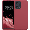 KW Xiaomi Redmi Note 12 5G / Poco X5 5G Θήκη Σιλικόνης Rubberized TPU - Dark Rose - 60889.167