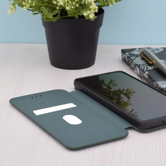 Techsuit Samsung Galaxy A14 5G Safe Flip Stand Θήκη Βιβλίο - Green