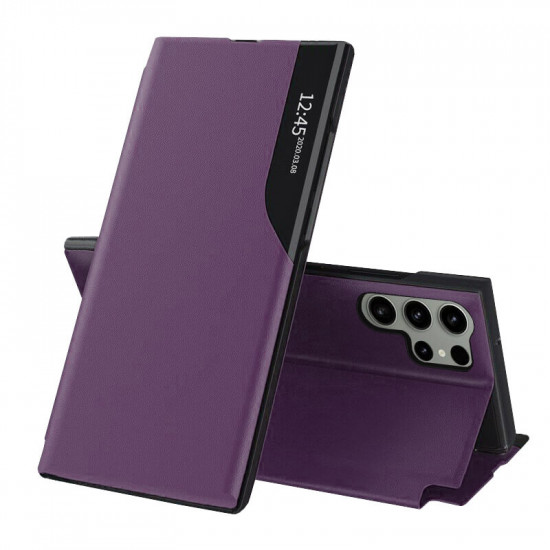 Techsuit Samsung Galaxy S23 Ultra eFold Series Θήκη Βιβλίο - Purple