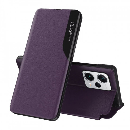 Techsuit Xiaomi Redmi Note 12 Pro / Poco X5 Pro 5G eFold Series Θήκη Βιβλίο - Purple