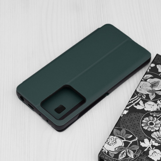 Techsuit Xiaomi Redmi Note 12 Pro / Poco X5 Pro 5G eFold Series Θήκη Βιβλίο - Dark Green