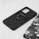 Techsuit Xiaomi Redmi Note 12 5G / Xiaomi Poco X5 5G Silicone Shield Σκληρή Θήκη με Δαχτυλίδι Συγκράτησης - Black