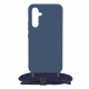 Techsuit Samsung Galaxy A54 5G Crossbody Lanyard Θήκη Σιλικόνης TPU με Λουράκι - Blue