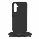Techsuit Samsung Galaxy A54 5G Crossbody Lanyard Θήκη Σιλικόνης TPU με Λουράκι - Black