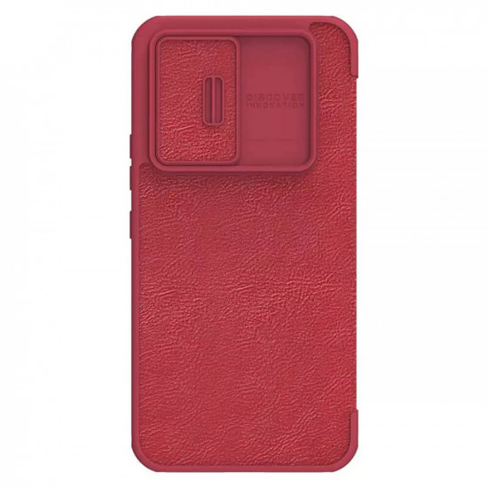 Nillkin Samsung Galaxy A54 5G Qin Leather Pro Flip Book Case with Camera Protection Θήκη Βιβλίο με Κάλυμμα για την Κάμερα - Red