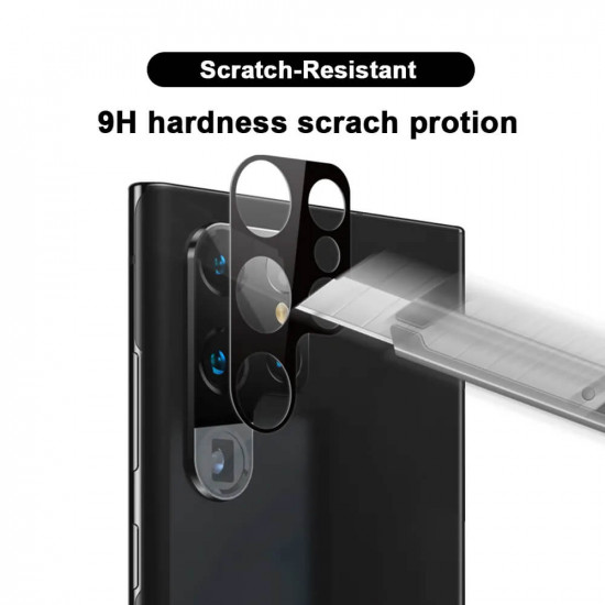 Techsuit Samsung Galaxy S23 Ultra Αντιχαρακτικό Γυαλί Κάμερας - Black