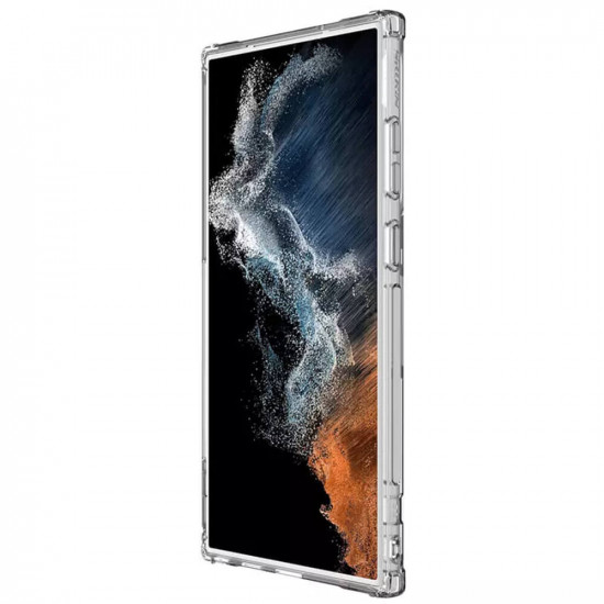 Nillkin Samsung Galaxy S23 Ultra Nature Pro - Σκληρή Θήκη με Πλαίσιο Σιλικόνης - Διάφανη